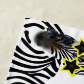 Serviette de plage Zebras (En situation)