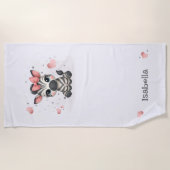 Serviette De Plage Zèbre petit adorable  (Devant)