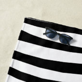 Serviette De Plage Zèbre rayé (En situation)