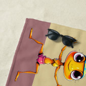 Serviette de plage Zen Ants (En situation)