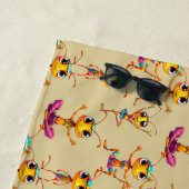 Serviette de plage Zen Ants 2 (En situation)