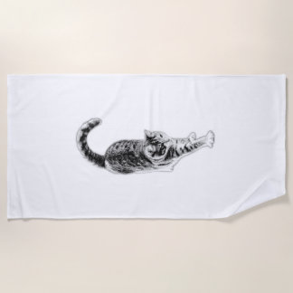 Serviette de plage Zen Cat Vibes