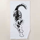 Serviette de plage Zen Cat Vibes (Devant)