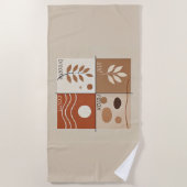 Serviette de plage zen et douce (Devant)