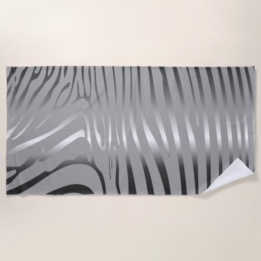 Serviette De Plage Zincident Zebra (Devant)