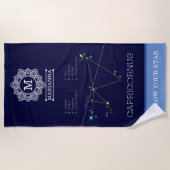 Serviette De Plage Zodiaque Capricornus (Devant)