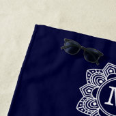 Serviette De Plage Zodiaque Pisces (En situation)
