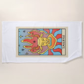 Serviette de plage Zodiaque Taureau (Devant)