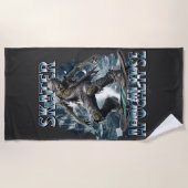 SERVIETTE DE PLAGE ZOMBIE SKATER APOCALYPSE (Devant)