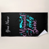 Serviette De Plage Zone Mermaid uniquement (Devant)