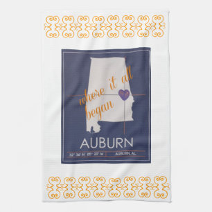 Serviette de plat auburn