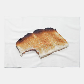 Serviette de plat brûlée de cuisine de pain grillé