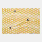 Serviette de plat d'abeille de miel (Horizontal)