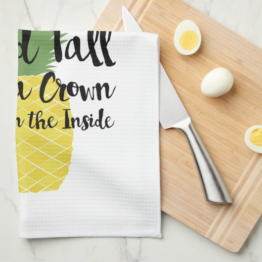 Serviette de plat d'ananas (Quart Plié)