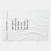 Serviette de plat de citation (Horizontal)