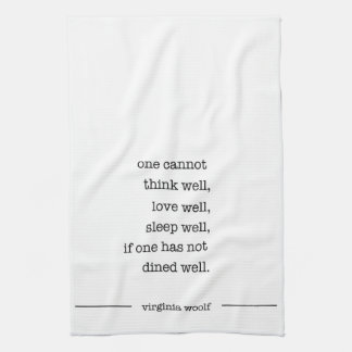 Serviette de plat de citation