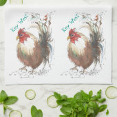 Serviette de plat de coq de Key West (Plié)