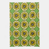 Serviette de plat de cuisine de jaune de vert de (Vertical)
