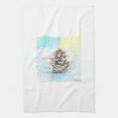 Serviette de plat de cuisine de Pinecone (Vertical)