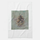 Serviette de plat de cuisine de Pinecone (Vertical)
