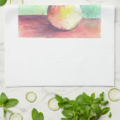 Serviette de plat de cuisine de poire (Plié)
