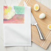 Serviette de plat de cuisine de poire (Quart Plié)