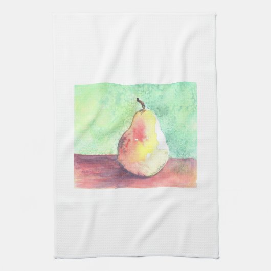 Serviette de plat de cuisine de poire (Vertical)