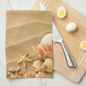 Serviette de plat de cuisine de sable d'Hawaï de (Quart Plié)