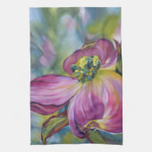 Serviette de plat de fleur de cornouiller (Vertical)