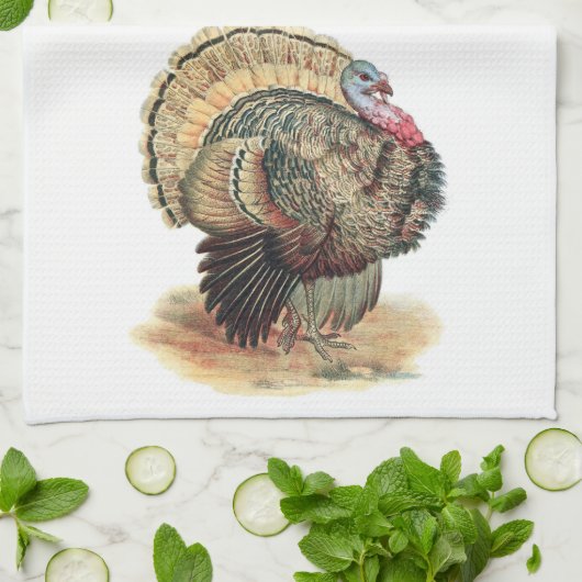 Serviette de plat de la Turquie (Plié)