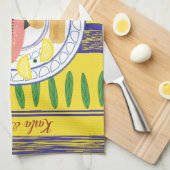 Serviette de plat de pains et de poisson (Quart Plié)