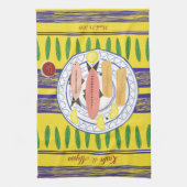 Serviette de plat de pains et de poisson (Vertical)