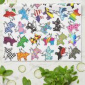 Serviette de plat de porc de vol (Plié)