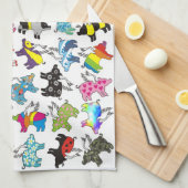 Serviette de plat de porc de vol (Quart Plié)