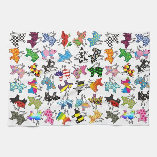 Serviette de plat de porc de vol (Horizontal)