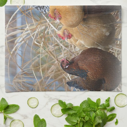 Serviette de plat de poulet (Plié)