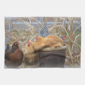 Serviette de plat de poulet (Horizontal)