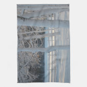 Serviette de plat de saison hivernale (Vertical)