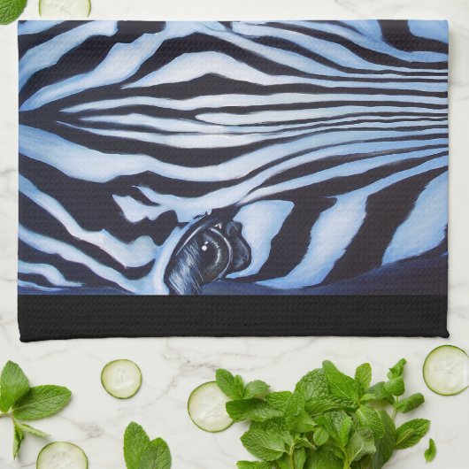 Serviette de plat de zèbre (Plié)