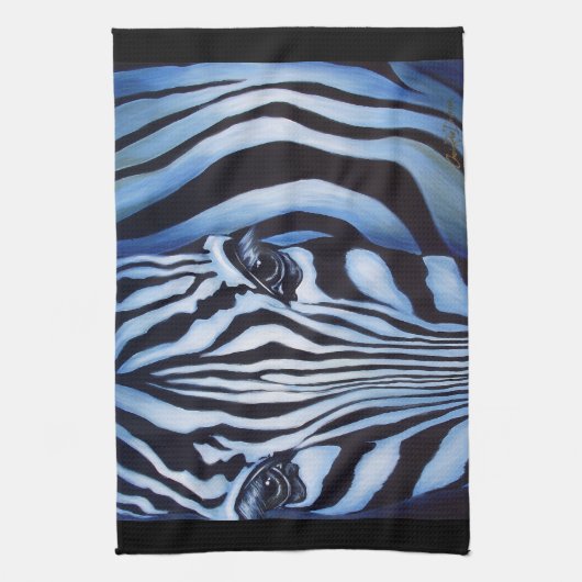 Serviette de plat de zèbre (Vertical)