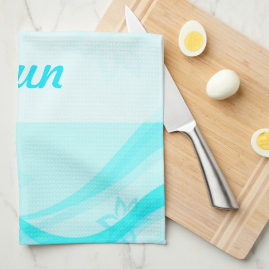 Serviette de plat d'été (Quart Plié)