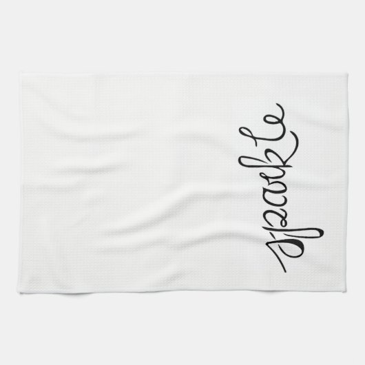 Serviette de plat d'étincelle (Horizontal)