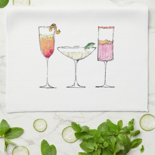 Serviette de plat d'heure heureuse (Plié)