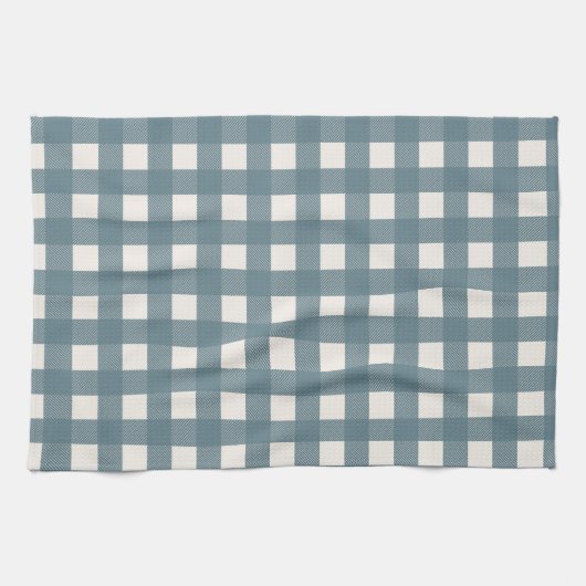 Serviette de plat en bleu Checker (Horizontal)