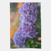 Serviette de plat impressionniste d'hortensia (Vertical)