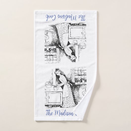 Serviette de plat "Madison Cook" - Temps plus simp (Serviette à main)