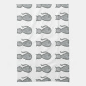 Serviette de plat mignonne de cuisine de chat (Vertical)