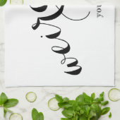 Serviette de plat mignonne drôle - étrange dessus (Plié)