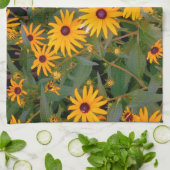 Serviette de plat observée par noir de susan (Plié)