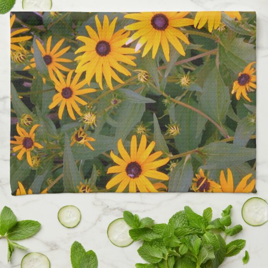 Serviette de plat observée par noir de susan (Plié)